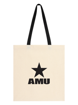 NEW - Penny Wise Cotton Canvas Tote Bag - Natural With Black