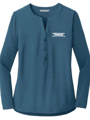 CONCEPT HENLEY TUNIC - W