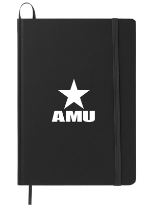 5" x 7" FSC® Mix Snap Elastic Closure Notebook - Black (Bk)