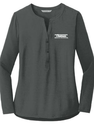 CONCEPT HENLEY TUNIC - W