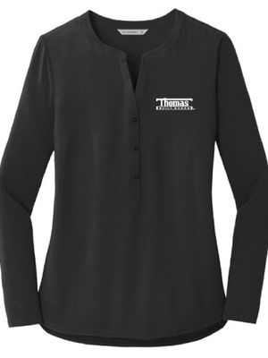 CONCEPT HENLEY TUNIC - W