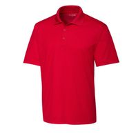 Clique Spin Eco Performance Pique Mens Polo - Red