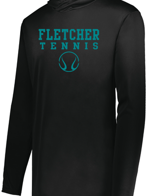 Youth Momentum Hoodie - BLACK (Tennis)