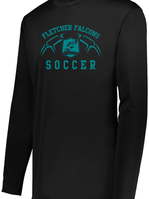 Youth Momentum Long Sleeve Tee - BLACK