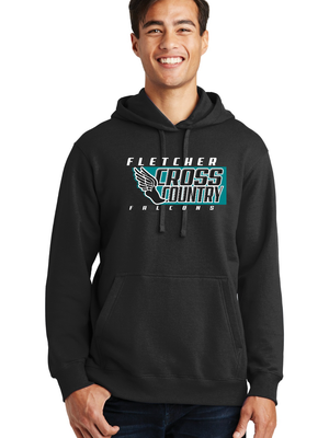 Port & Company ®  Fan Favorite Fleece Pullover Hooded Sweatshirt - Jet Black