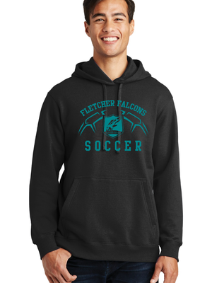 Port & Company ®  Fan Favorite Fleece Pullover Hooded Sweatshirt  - Jet Black