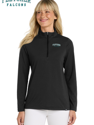 TravisMathew Ladies Crestview 1/4-Zip - Black