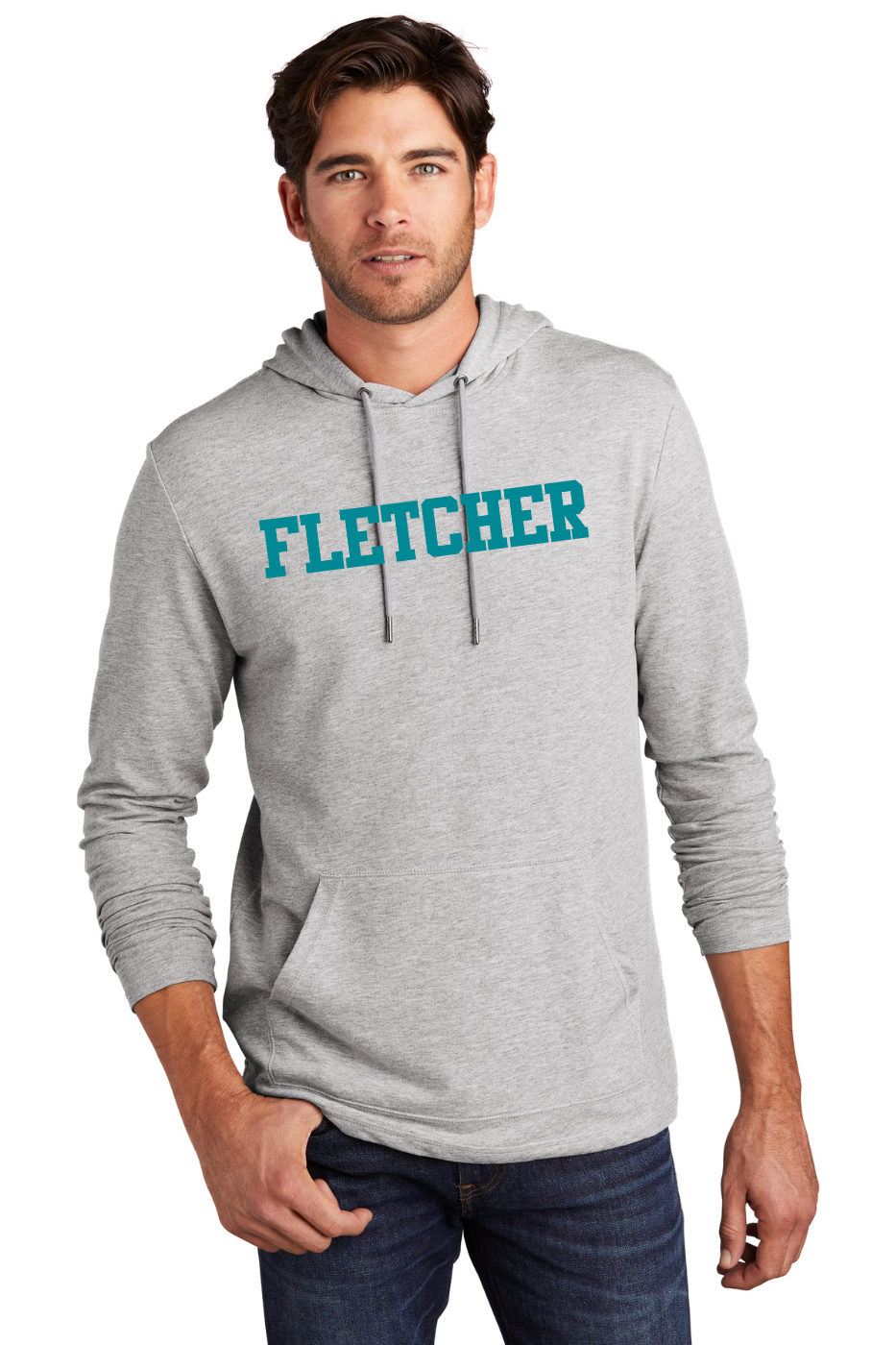 District  ®  Featherweight French Terry  ™  Hoodie - Light Heather Grey