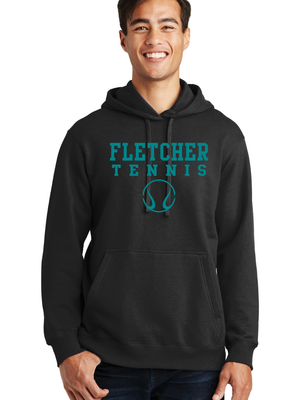 Port & Company ®  Fan Favorite Fleece Pullover Hooded Sweatshirt - Jet Black