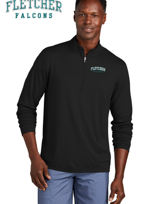 TravisMathew Coto Performance 1/4-Zip - Black