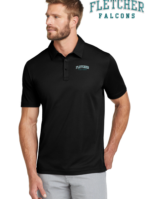 TravisMathew Oceanside Solid Polo.- Black