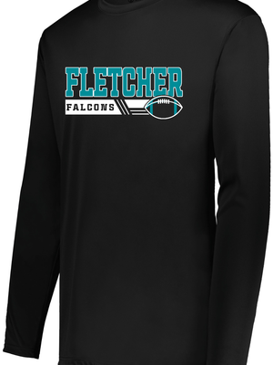 Youth Momentum Long Sleeve Tee - BLACK