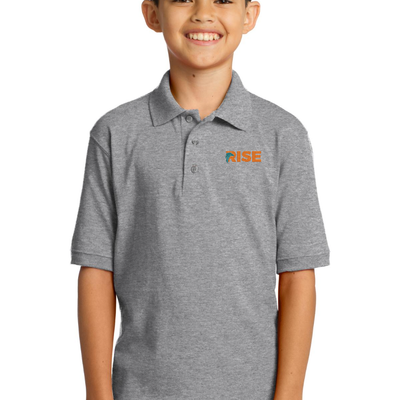 Port & Co ™  Youth Core Blend Jersey Knit Polo. KP55Y - Athletic Heather