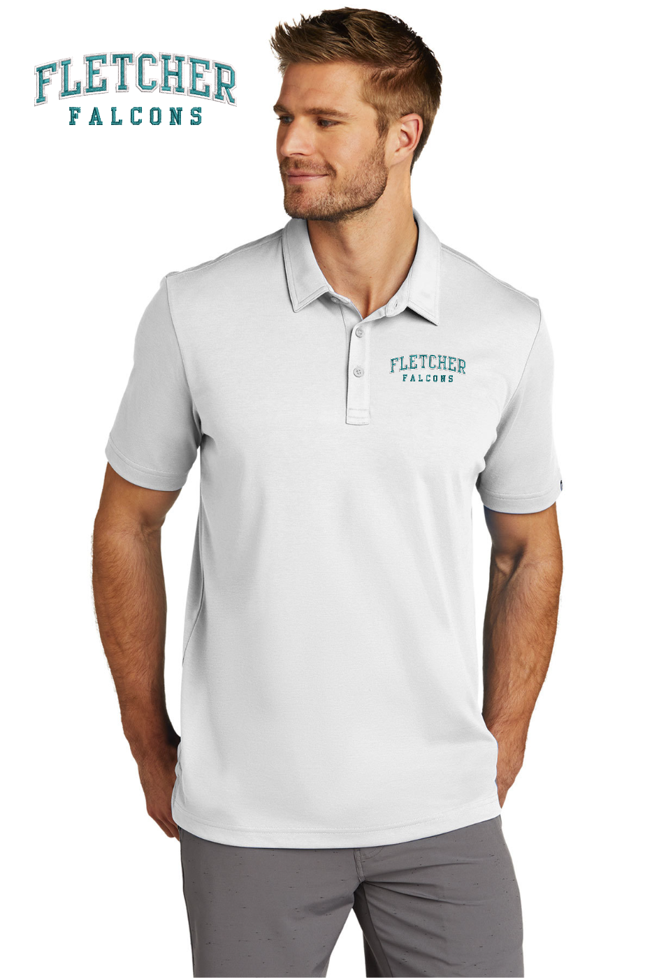 TravisMathew Oceanside Solid Polo.- White