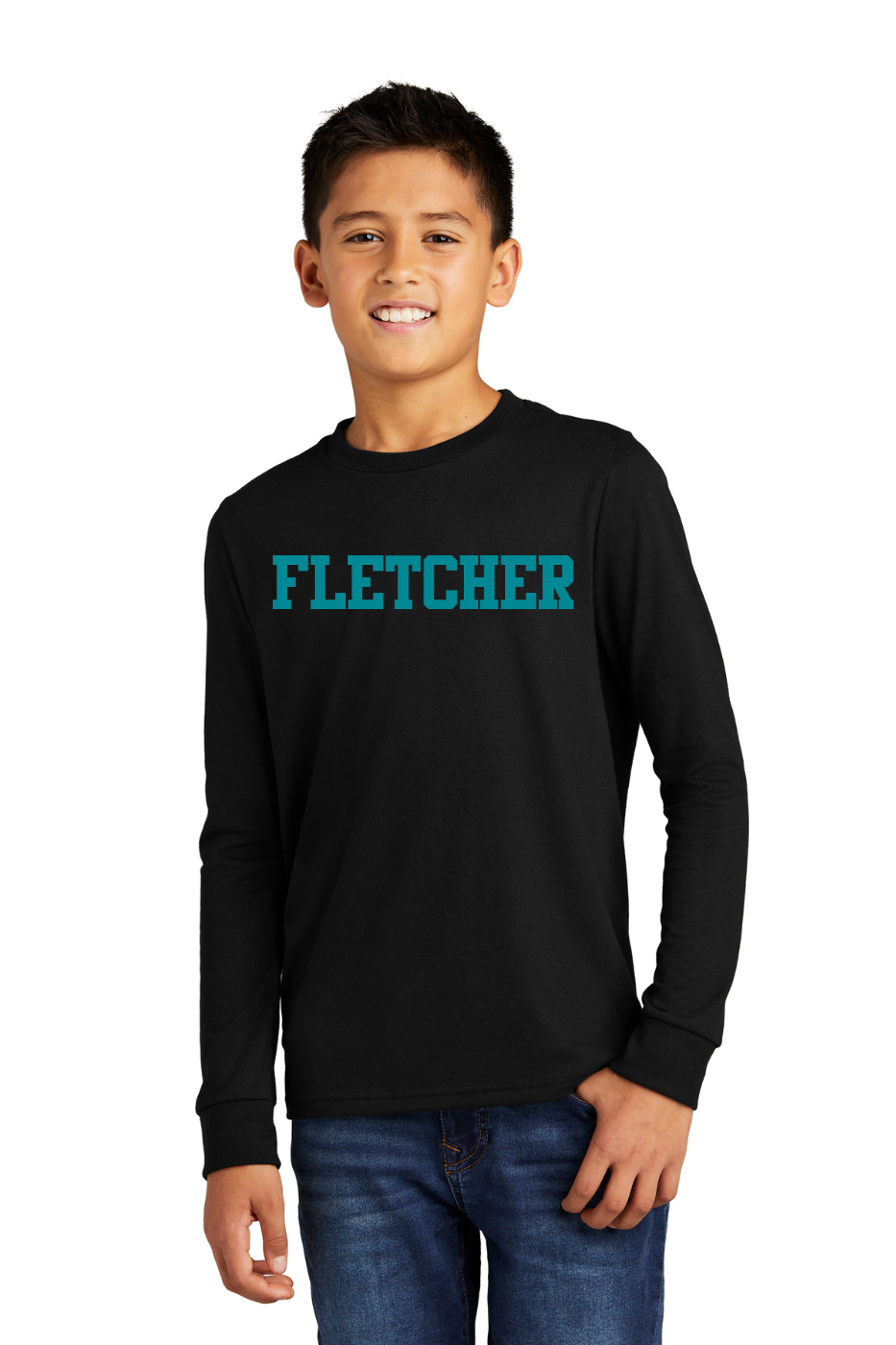 District ®  Youth Perfect Tri ®  Long Sleeve Tee  - Black