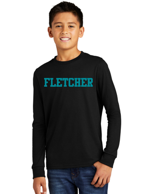 District ®  Youth Perfect Tri ®  Long Sleeve Tee  - Black