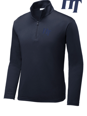 YOUTH Sport-Tek  ®   PosiCharge  ®  Competitor  ™  1/4-Zip Pullover. YST357 - True Navy
