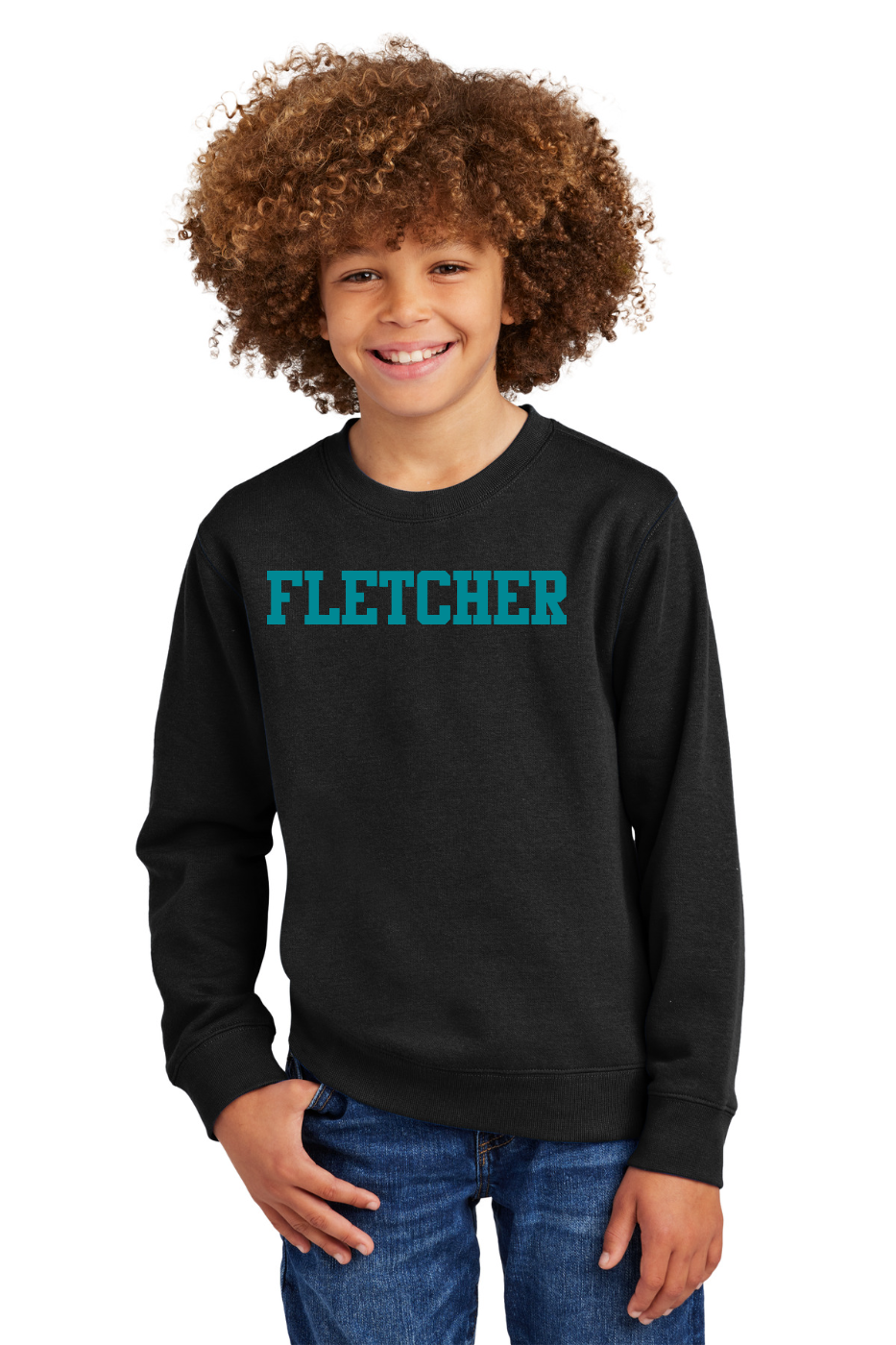District ®  Youth V.I.T. ™  Fleece Crew - Black