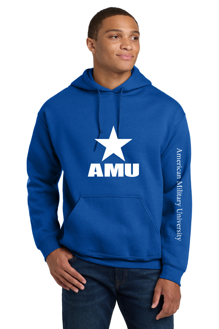 AMU - Hoodie (University Name on Left Sleeve)