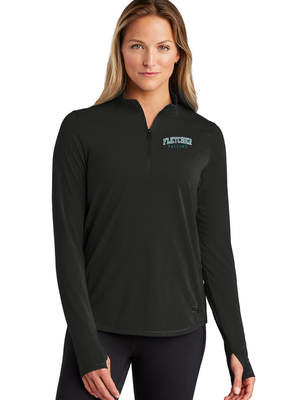 OGIO ®  Women's Motion 1/4-Zip - Blacktop