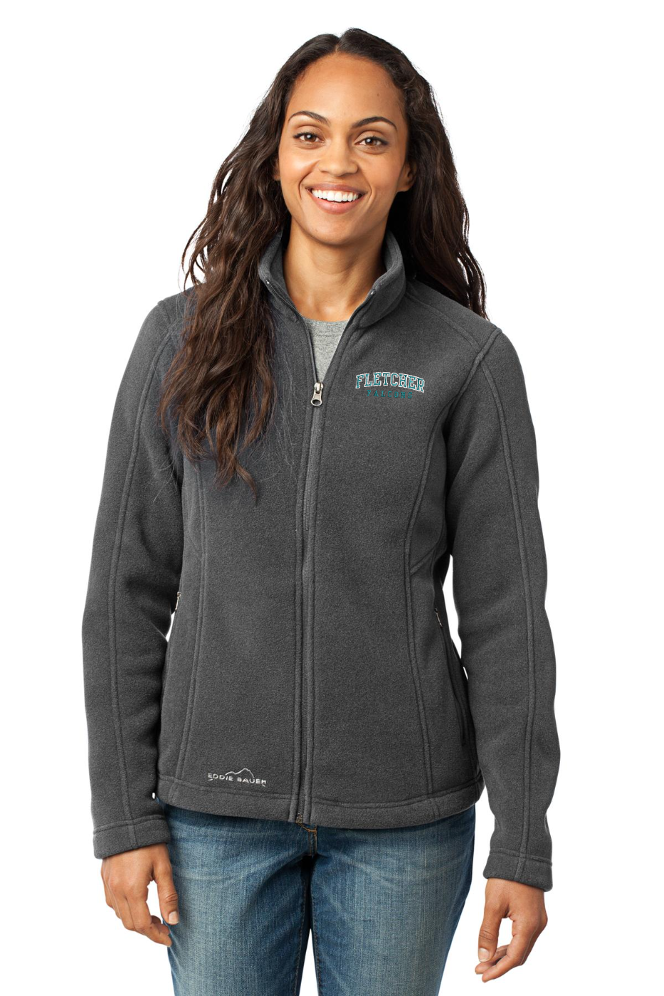 Eddie Bauer ®  - Women's Full-Zip Fleece Jacket.- Grey Steel