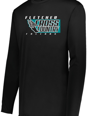 Youth Momentum Long Sleeve Tee - BLACK