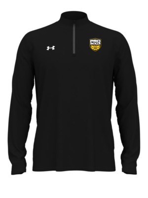 Men's UA Tech™ Team ¼ Zip - Black 