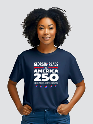 Georgia Reads for America250 Adult Shirt