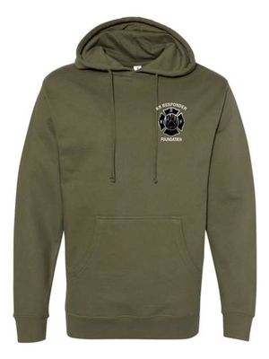Independent Trading Co. Midweight Hooded Sweatshirt - Army