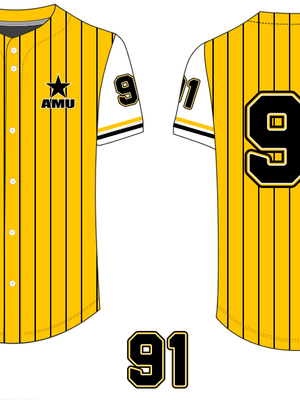 AMU - Yellow Baseball Jersey
