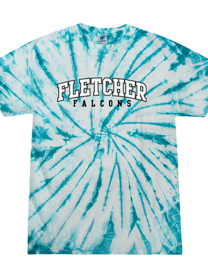 Tie Dye 5.2oz 100% Cotton - Spider White/Tur