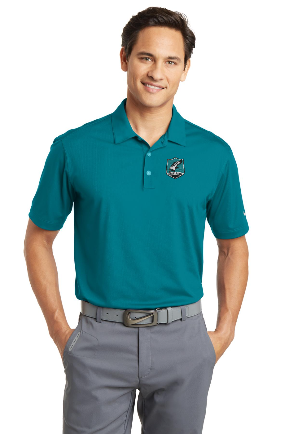 Nike Dri-FIT Vertical Mesh Polo- Blustery