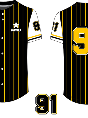 AMU - Black Baseball Jersey