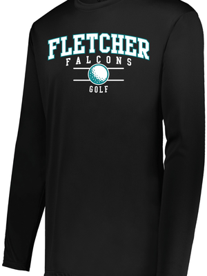Youth Momentum Long Sleeve Tee - BLACK