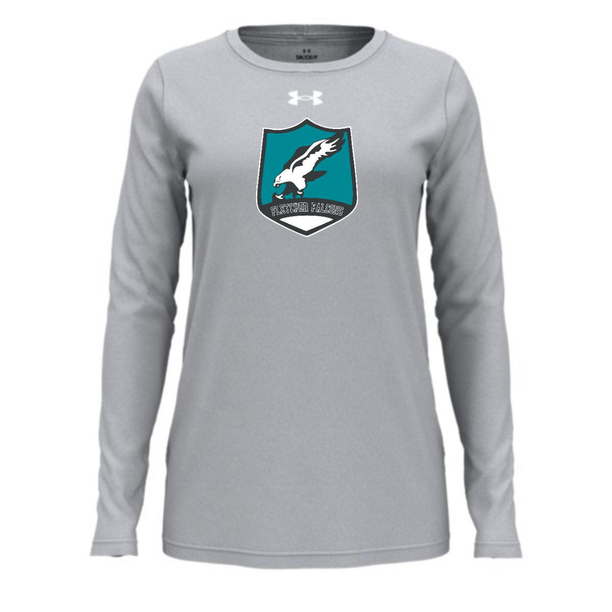 LADIES UA Tech™ Tee - Mod Gray Light Heather 