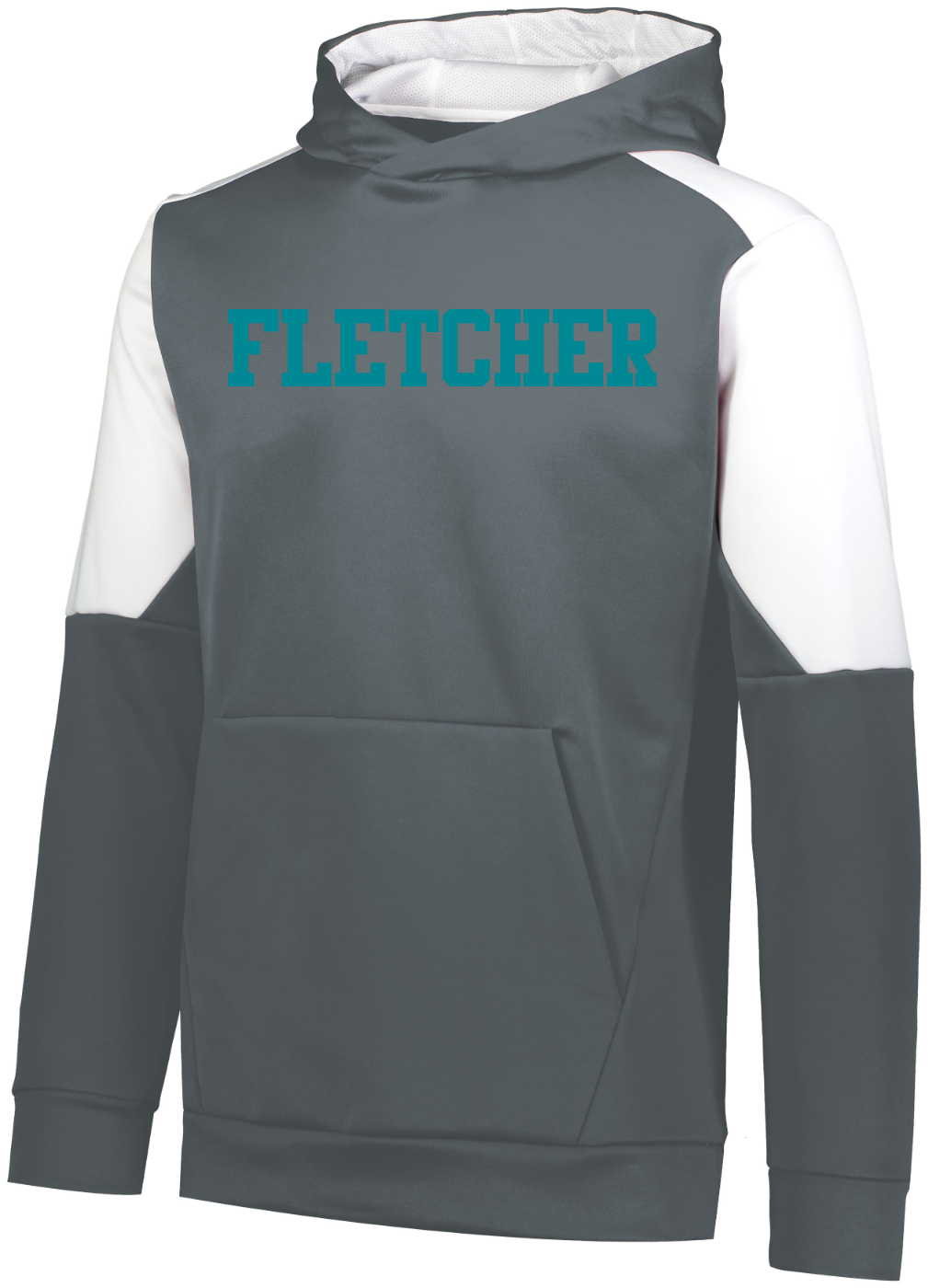 Youth Momentum Team Hoodie - IRON/WHITE