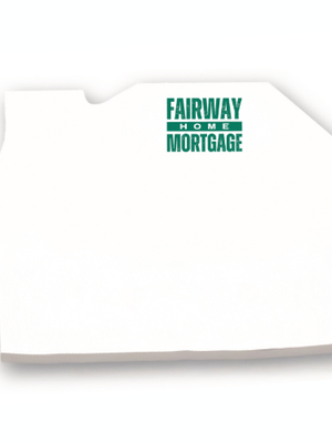 First Team Threads - Souvenir® Sticky Note™ 4" x 3" Die Cut Pad, 25 sheet