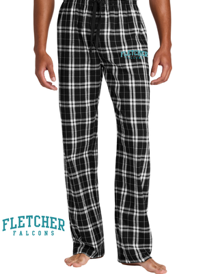 District ®  Flannel Plaid Pant - Black
