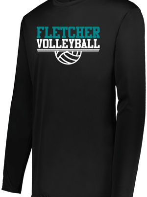 Youth Momentum Long Sleeve Tee - BLACK