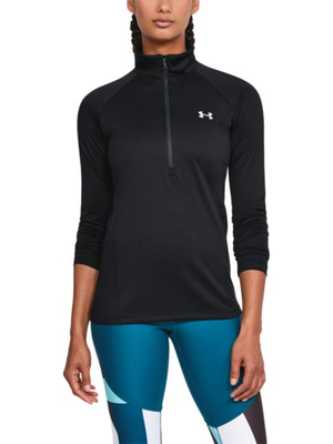 Tech 1/2 Zip - Solid - Black