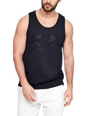 UA SPORTSTYLE LOGO TANK - Black