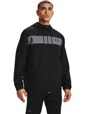 Men's UA Sportstyle Windbreaker Jacket - Black