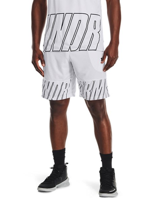 Men's UA Baseline Speed 10' Shorts - WHT