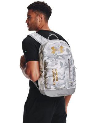 Unisex UA Halftime Backpack - Gray/White Camo (No Logo)