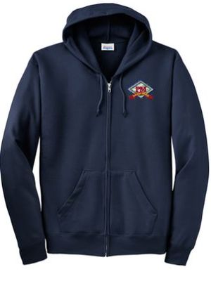 Hanes EcoSmart Full-Zip Hooded Sweatshirt