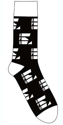 APU - Black & White Dress Socks