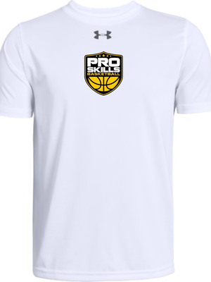 Youth UA Locker Tee - White