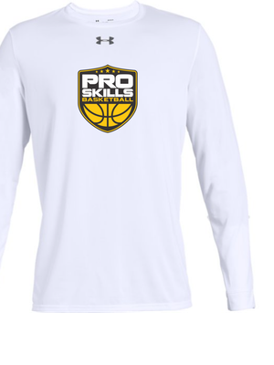 PSB Shield Men's UA Locker 2.0 Long Sleeve - WHT