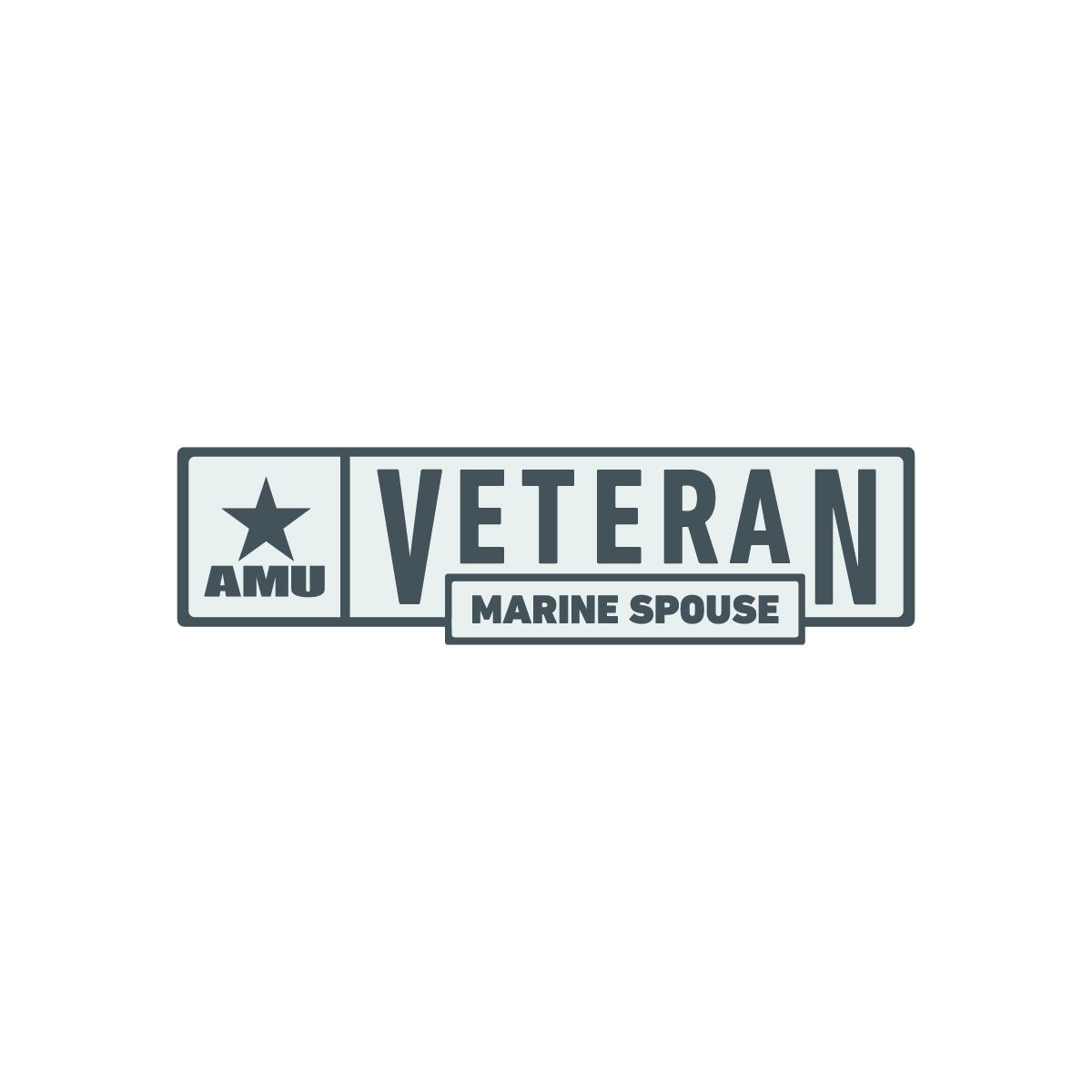 AMU - Marine Spouse Veteran Pin