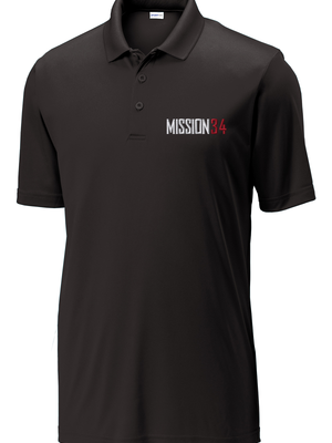 Mission 34 Polo -  Black    **ON SALE NOW**